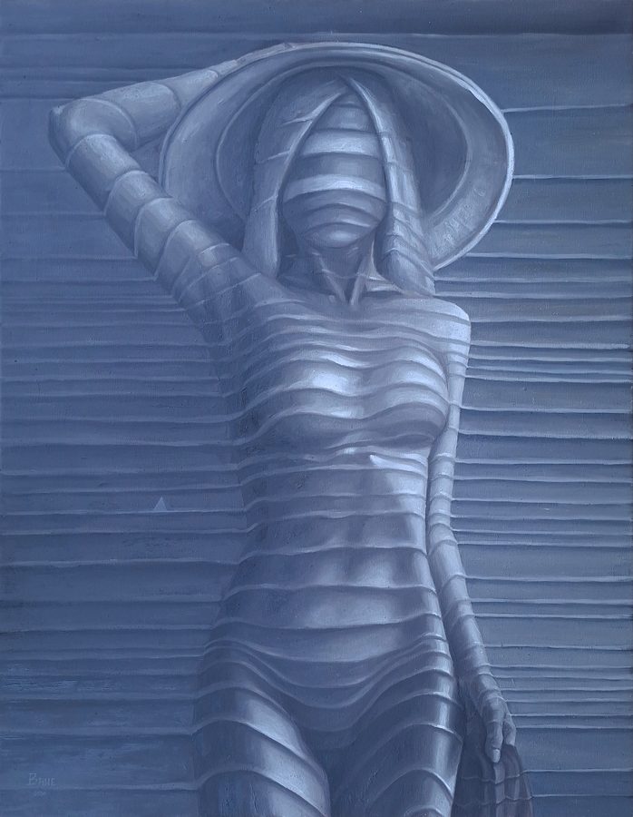 Invisible Architecture, oil on canvas, 70 × 90 cm