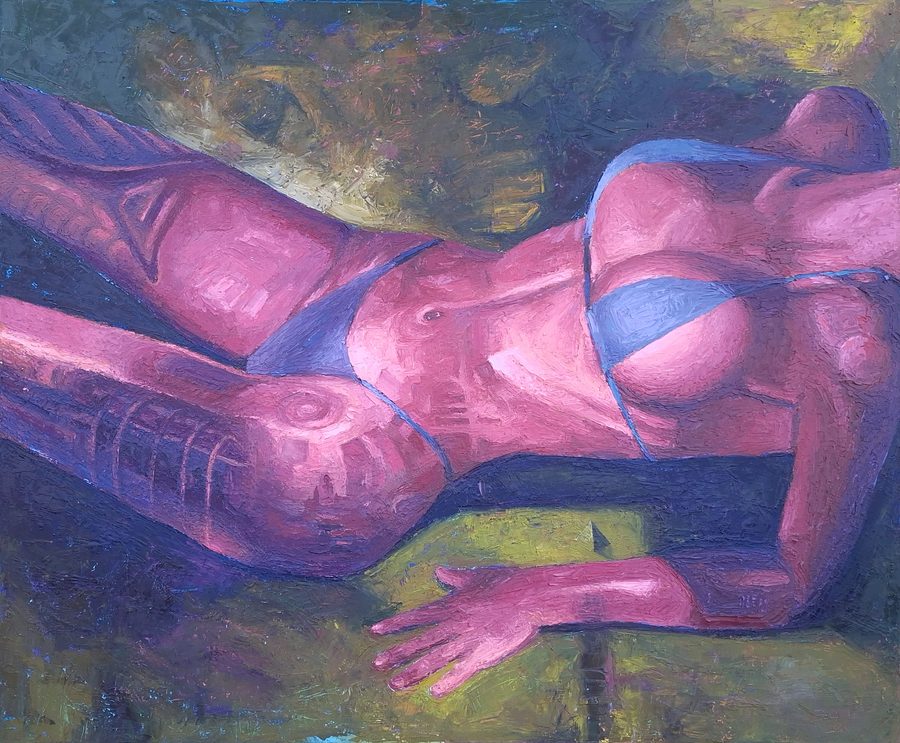 Somnium, oil on canvas, 120 × 100 cm