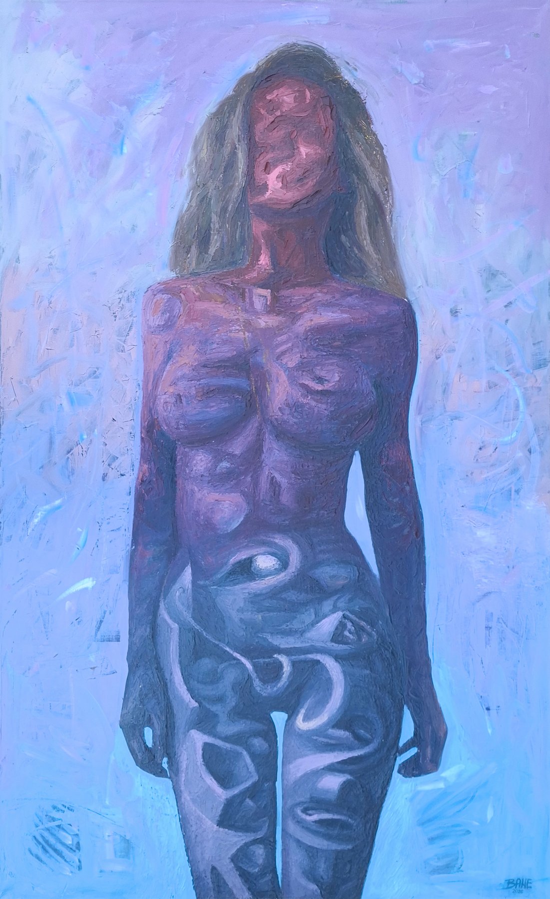Origin of Silence, oil on canvas, 80 × 130 cm, 2026